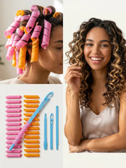 Heatless Spiral Hair Rollers