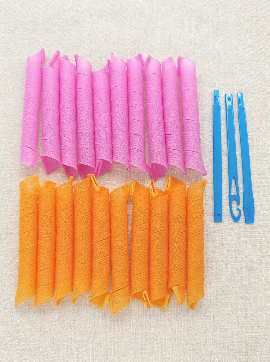 Heatless Spiral Hair Rollers