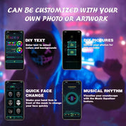 Led Mask with Bluetooth App