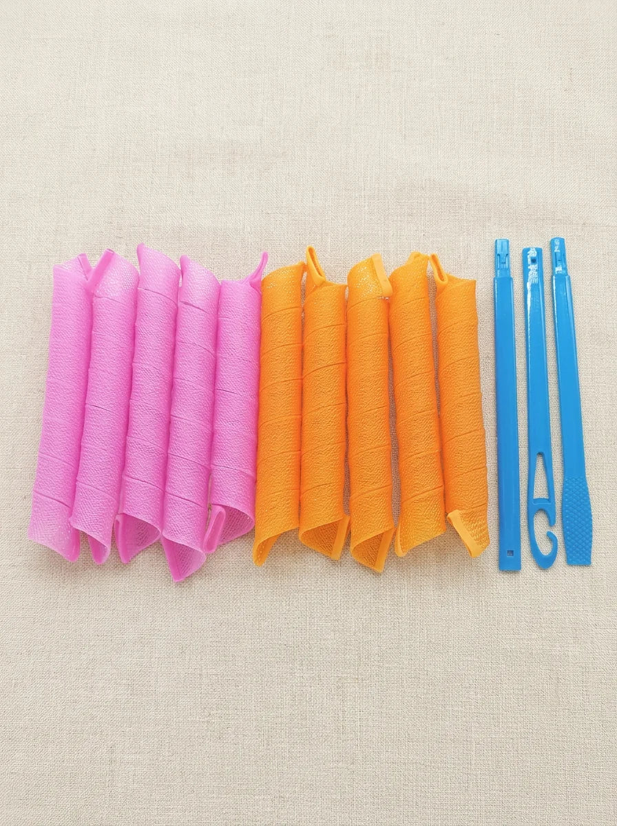 Heatless Spiral Hair Rollers
