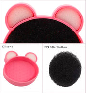 Makeup brush cleaning tool