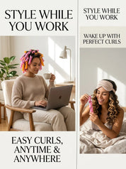 Heatless Spiral Hair Rollers