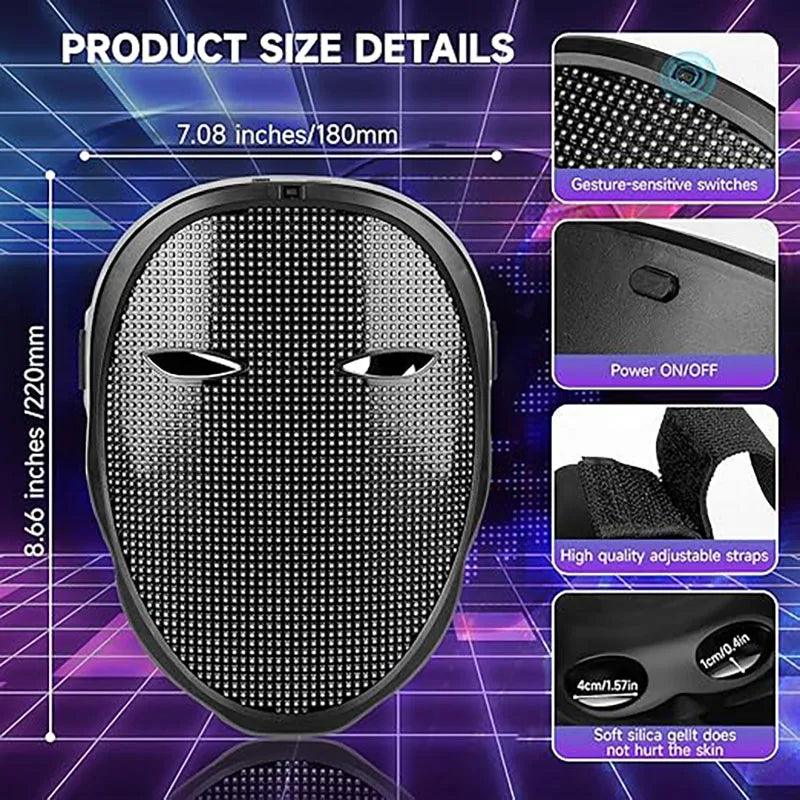 Led Mask with Bluetooth App